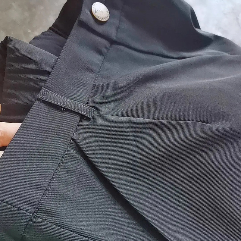 Office Summer Loose Solid Classic A-joonega laia säärega ülikond lühikesed püksid naiste ametlikud professionaalsed kõrge vööga lühikesed püksid naistele