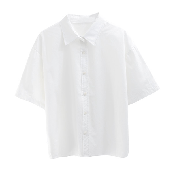 Ležerna ženska košulja s klasičnim ovratnikom i 3/4 rukavima