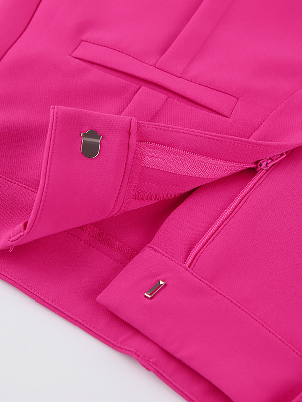 Mnealways18 aukšto liemens karštos kelnės šortams Rožinės rožinės plačios kojos šortai moteriški Vasaros High Street Lady Plisuoti šortai, tinkantys