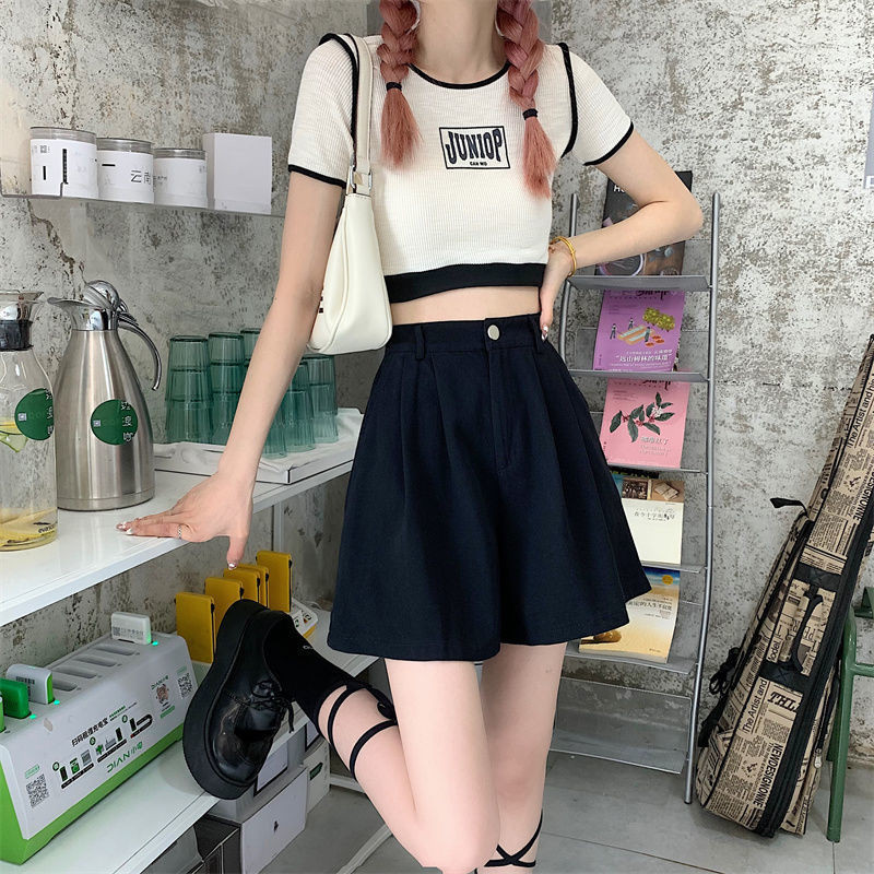 Kratke hlače Ženske slatkih boja Ženske Slobodne Ulične Dnevne Sveučilišne Jednostavne Elegantne Retro Jednobojne Opuštene Ljetne Udobne Chic