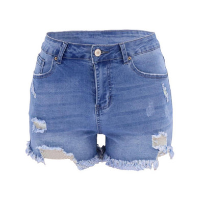 2022. aasta suve naiste teksapüksid, elastsed kõrge vöökohaga Bodycon kitsad lühikesed püksid, peopüksid, seksikad roosad teksapüksid