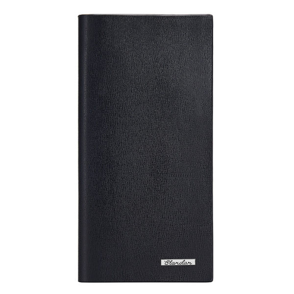 Elegáns férfi pénztárca fém elemmel