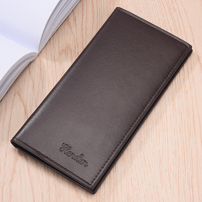 Stilinga vyriška piniginė dviejų modelių su užrašu