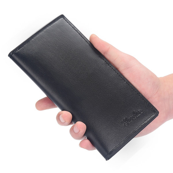 Stilinga vyriška piniginė dviejų modelių su užrašu