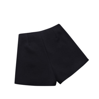 Nauji šortai moterims Vasaros karštos mados vienspalviai apatiniai aukštu juosmeniu laisvalaikio kostiumo šortai juodi balti