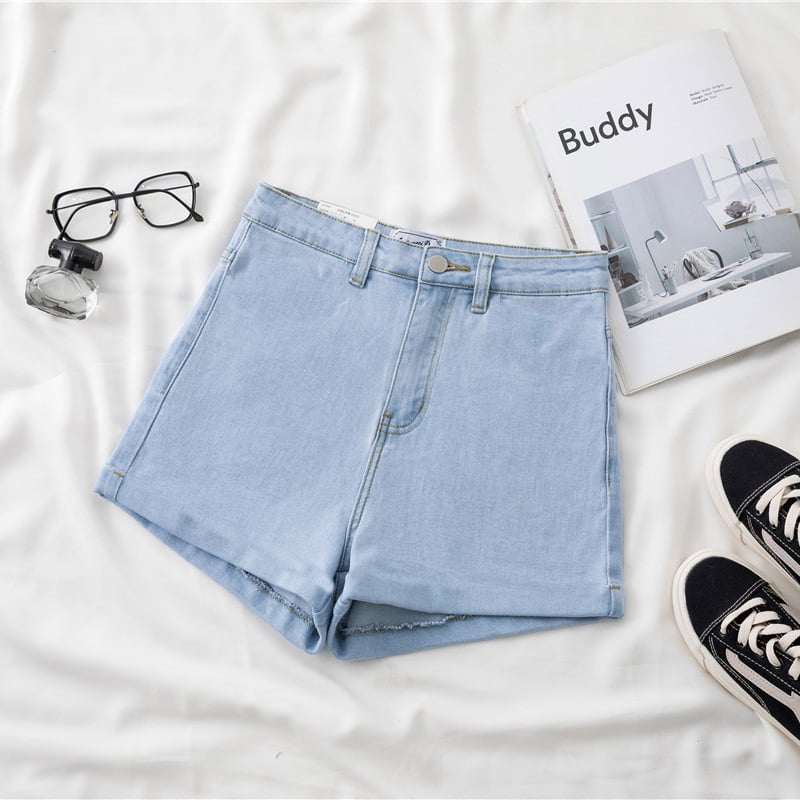 Γυναικείο τζιν σορτς 2022 Καλοκαιρινό ελαστικό τζιν Κοντό γυναικείο streetwear Mujer κοντά γυναικεία καλοκαιρινά ρούχα