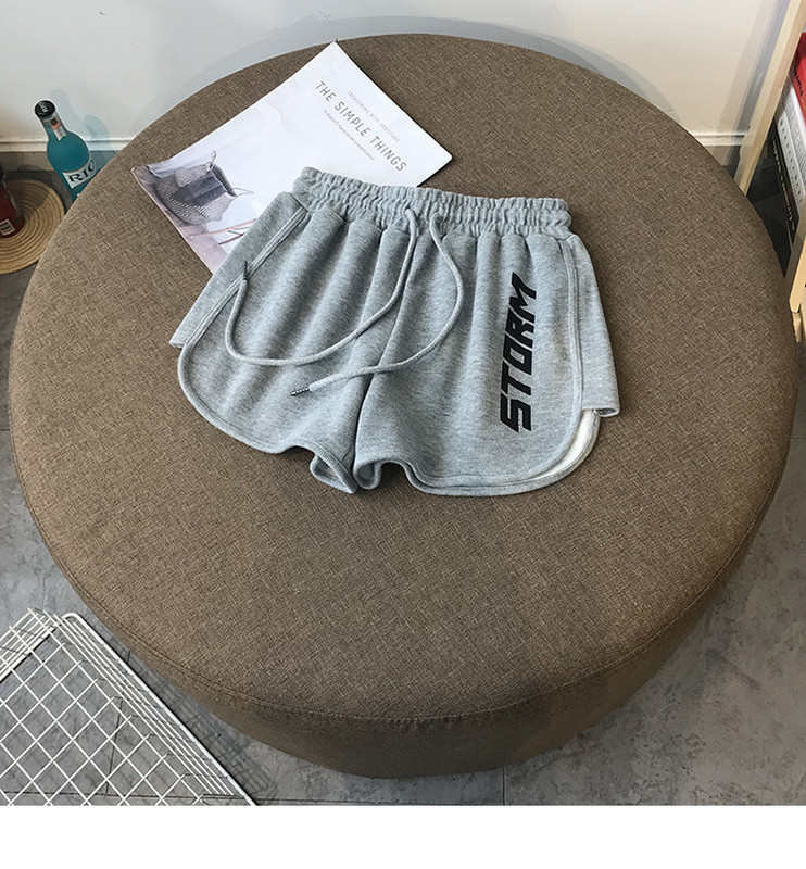 Ljetne ženske ležerne sportske kratke hlače s pojasom i elastičnim strukom Modne zgodne široke kratke hlače za djevojke