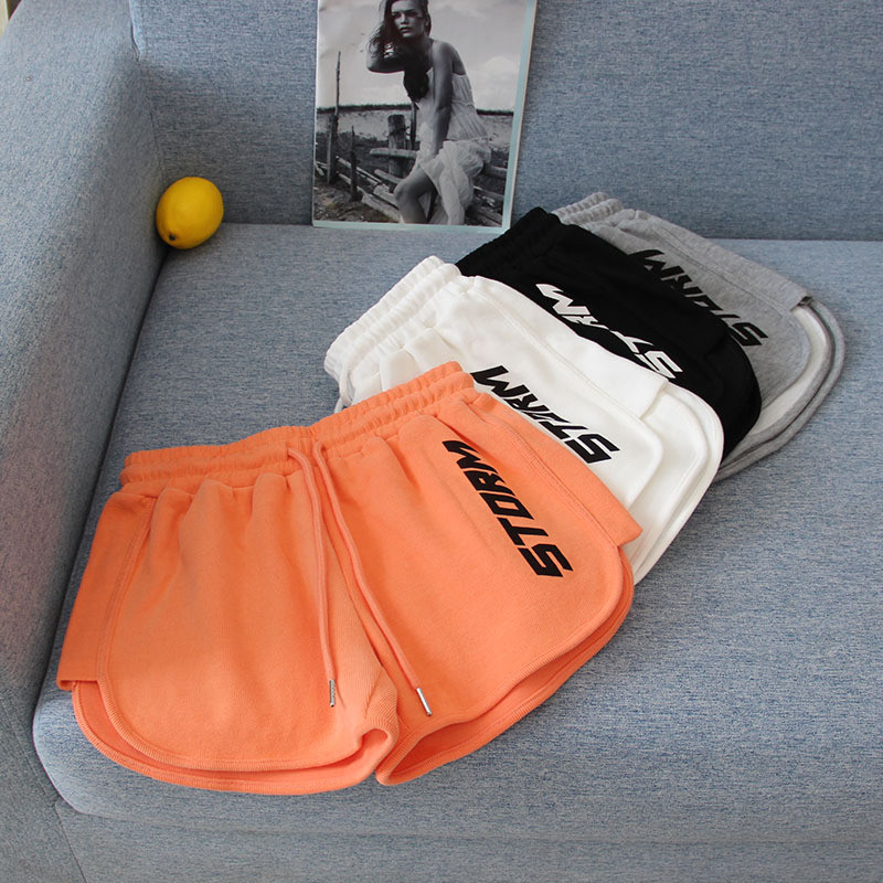 Ljetne ženske ležerne sportske kratke hlače s pojasom i elastičnim strukom Modne zgodne široke kratke hlače za djevojke