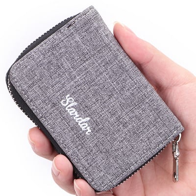 Lõuendist meeste rahakott kirjaga - mitut värvi