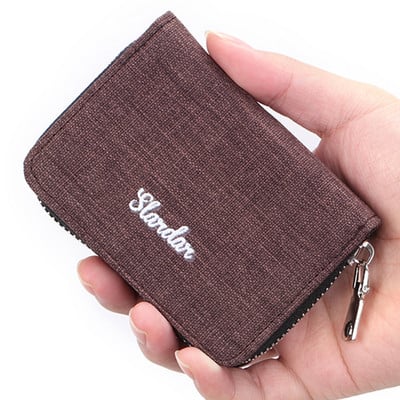 Lõuendist meeste rahakott kirjaga - mitut värvi