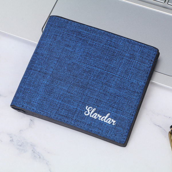 Meeste rahakott kolmes värvitoonis detailikirjaga