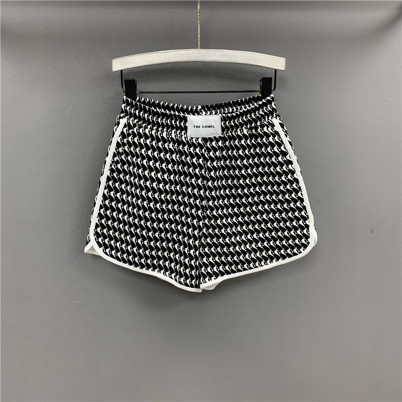 Juodi bėgimo laisvalaikio šortai su kišenėmis, vasara moterims Moterų mados aukštu juosmeniu korėjiečių Ulzzang drabužiai šortai Sportas Fitness