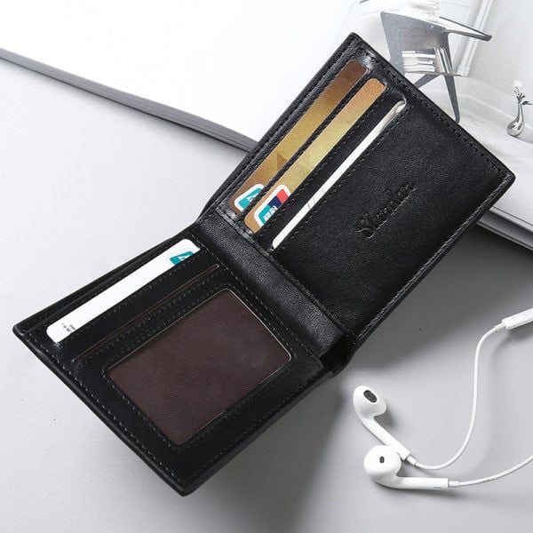 Meeste nahast rahakott 3D aplikatsiooniga