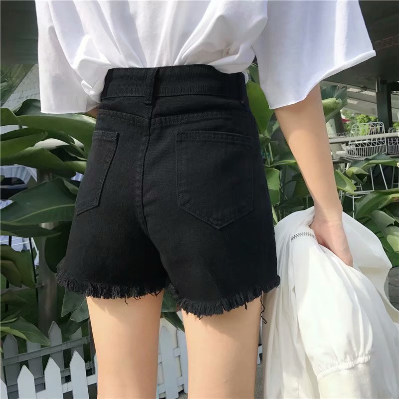 Női nagy méretű, zsíros farmer szoknya női magas derekú karakter szabálytalan laza vékony, széles lábú rövid nadrág szoknya meleg