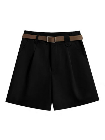 Naiste lühikesed püksid, suvine nööp, laia säärega, avara kardinaga Korea stiilis vabaaja naiste kontori BF tänavarõivad, mood, lihtsad, kõik sobivad