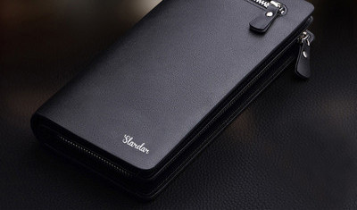 Pikk lahtritega meeste rahakott