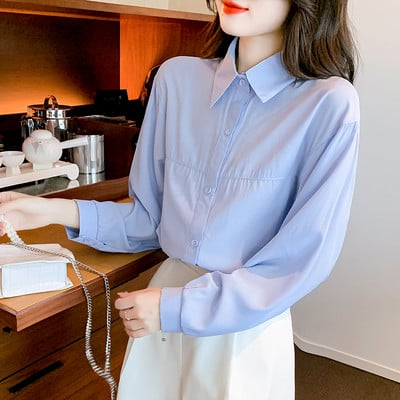 Puhta mustriga pikkade varrukatega naistesärk