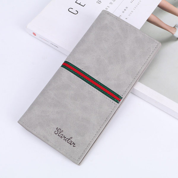 Elegáns férfi bőr pénztárca két modell felirattal