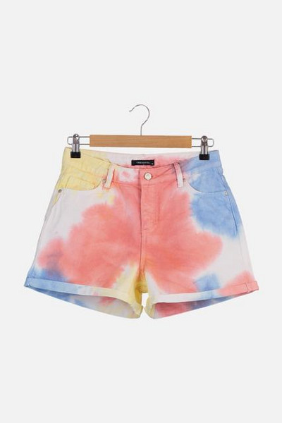 Trendyol Batik-Flushing Denim lühikesed püksid TWOSS21SR0298