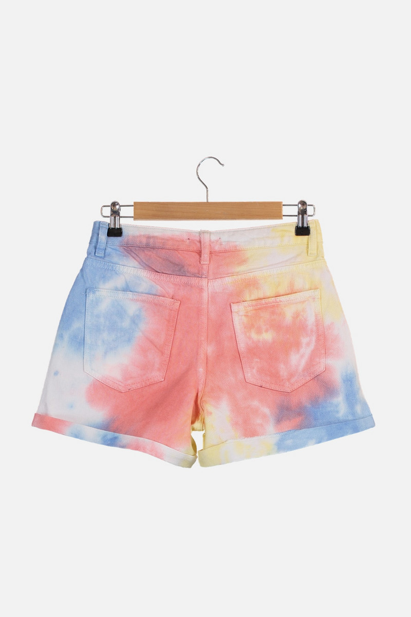 Trendyol Batik-Flushing Denim lühikesed püksid TWOSS21SR0298