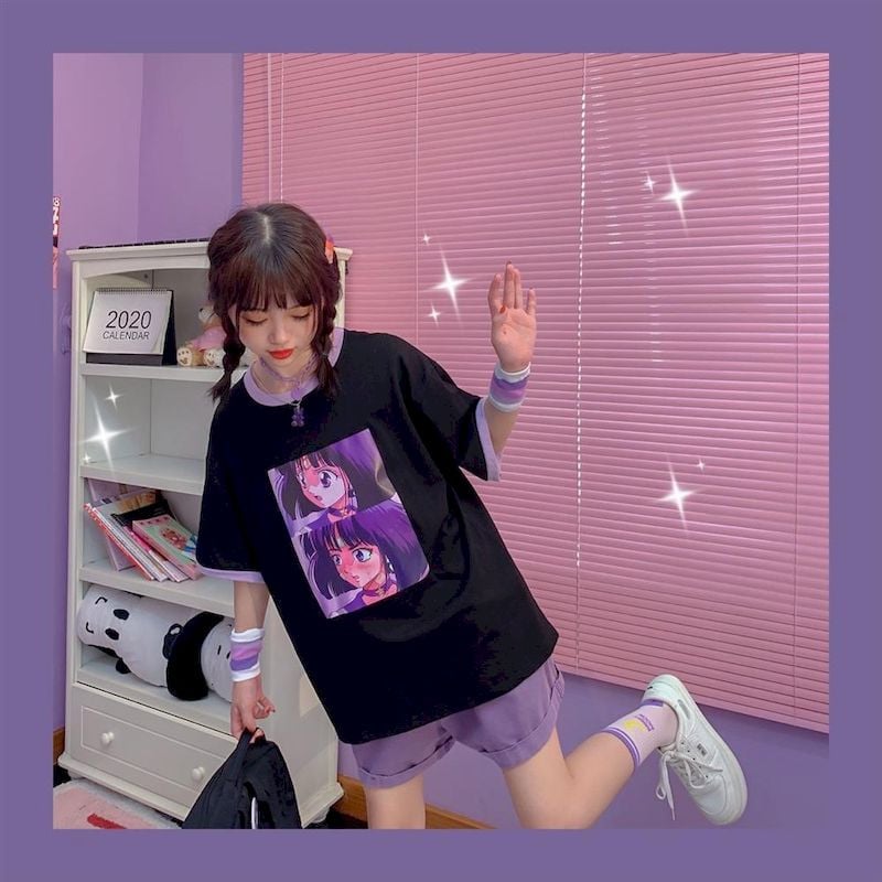 lillad kõrge vöökohaga teksapüksid Harajuku naiste tänavarõivad Korea naiste riided bf suured lühikesed püksid jooksjad suvised lühikesed püksid