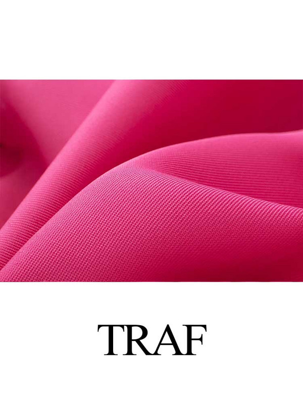 TRAF Moteriški trumpi laisvalaikio vienspalviai paprasti elastiniai juosmens kelnės raišteliai Laisvos gatvės kasdienės paplūdimio mados vasaros moteriški drabužiai