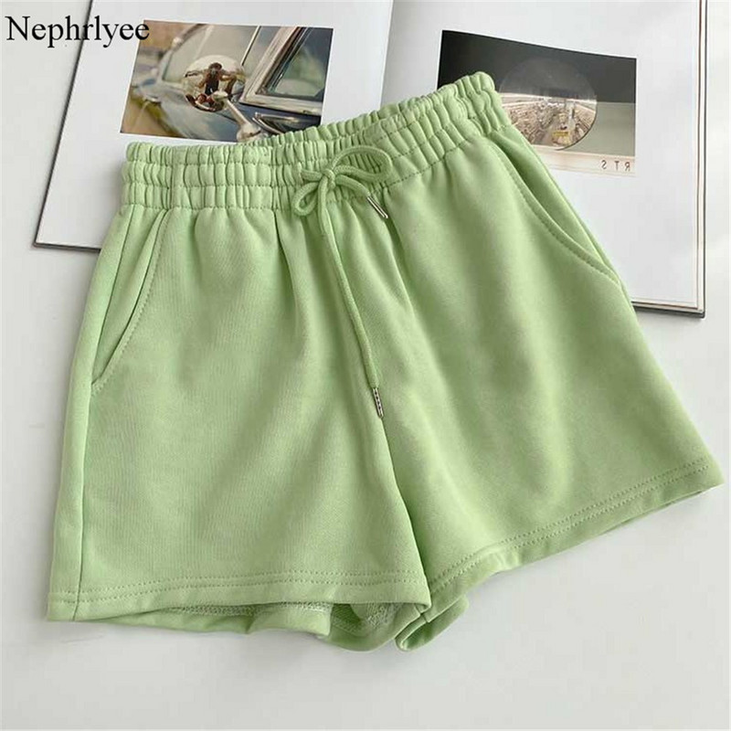 Vruće kratke hlače u korejskom stilu za 2021. Ženske ležerne široke kratke hlače Ljetne modne kratke hlače visokog struka A-kroja Ženske sportske kratke hlače