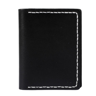 Maža vyriška piniginė su kontrastinėmis siūlėmis