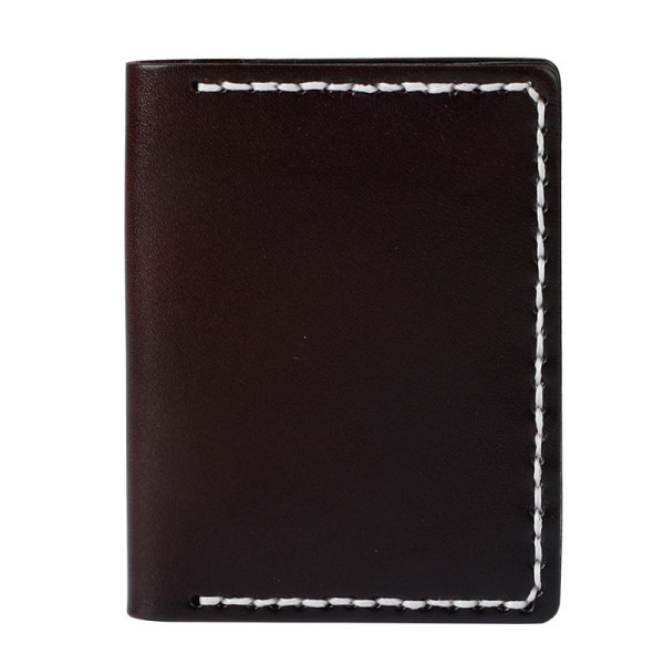 Maža vyriška piniginė su kontrastinėmis siūlėmis