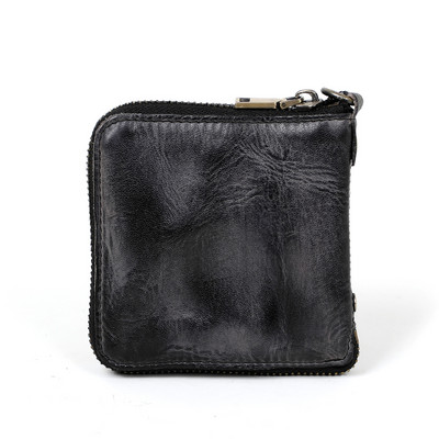 Muški vintage novčanik od eko kože sa patentnim zatvaračem