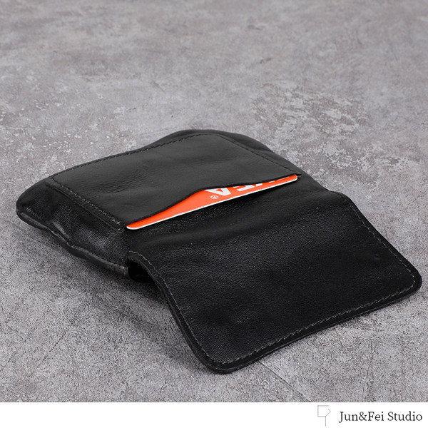 Retro maža kelių spalvų odinė piniginė