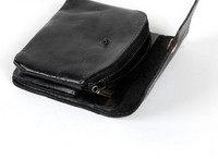 Meeste rahakott ökonahast - musta ja pruuni värvi