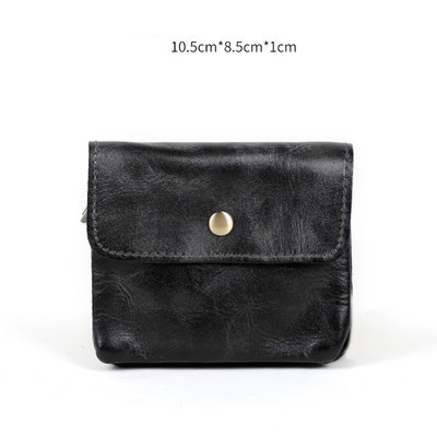 Meeste rahakott ökonahast - musta ja pruuni värvi