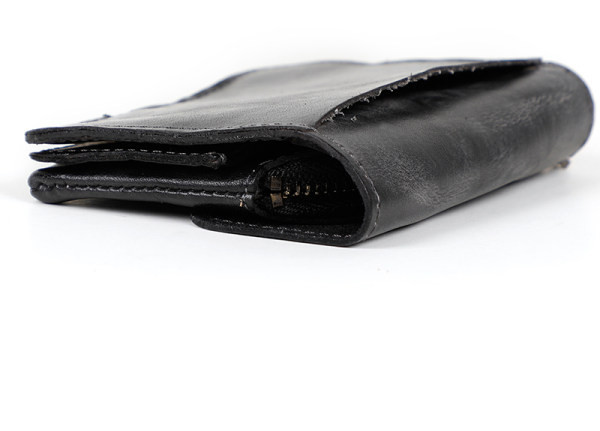 Meeste rahakott ökonahast - musta ja pruuni värvi