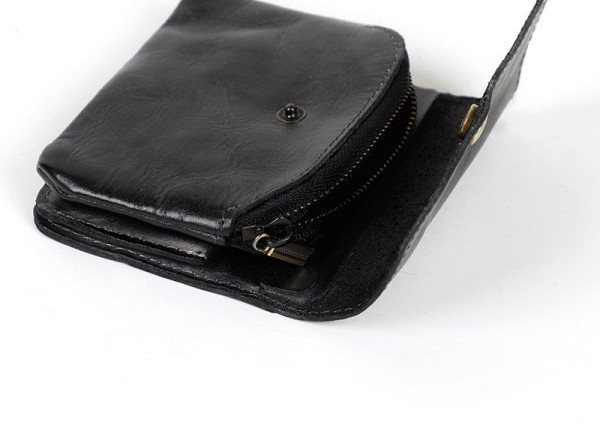 Meeste rahakott ökonahast - musta ja pruuni värvi