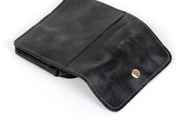 Meeste rahakott ökonahast - musta ja pruuni värvi