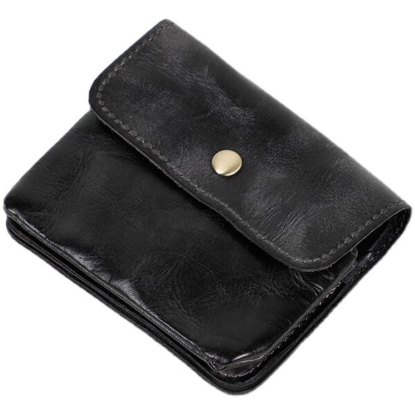 Meeste rahakott ökonahast - musta ja pruuni värvi