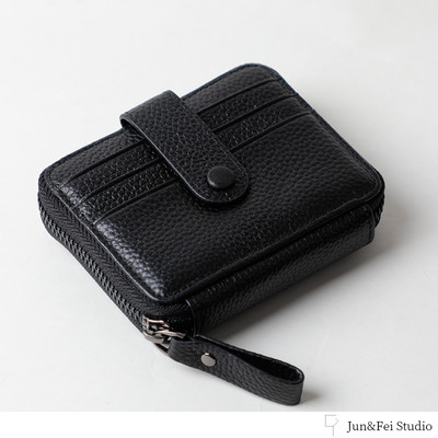 Maža vyriška ekologiška odinė piniginė su rankena