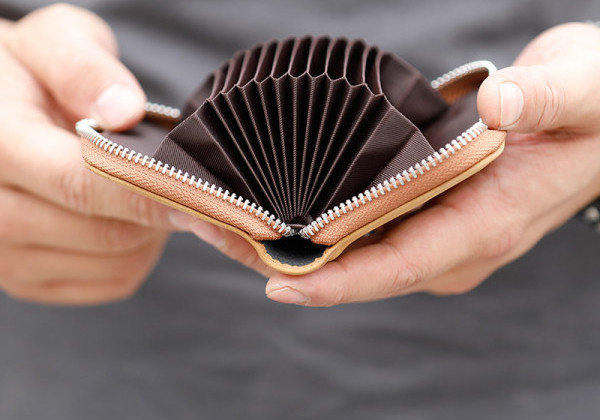 Tvarkinga vyriška piniginė su užtrauktuku