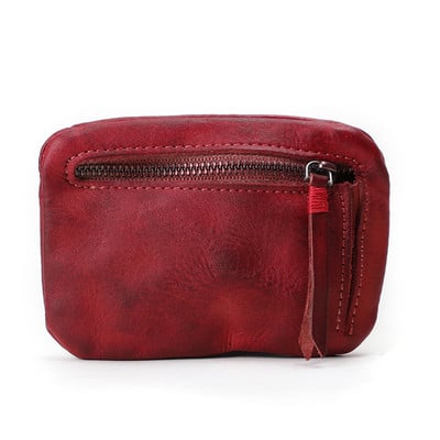 Naujo modelio odinė vyriška piniginė su užtrauktuku