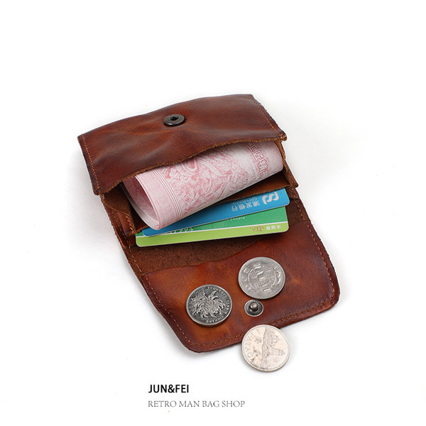 Bőr férfi pénztárca három színben