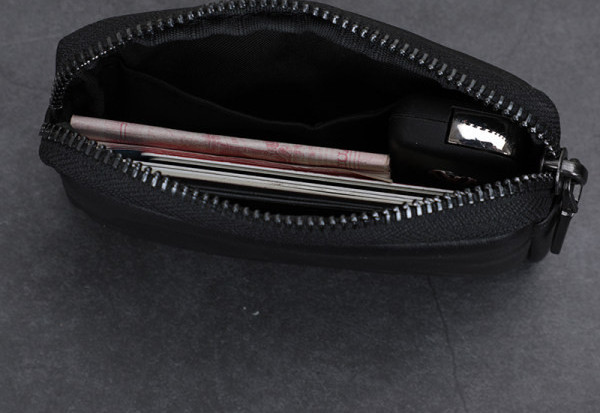 Tõmblukuga suletav meeste rahakott