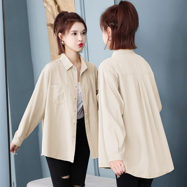 Cămașă lejeră de damă, cu buzunar