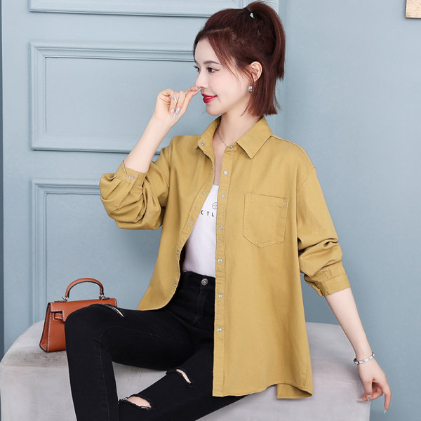 Cămașă lejeră de damă, cu buzunar