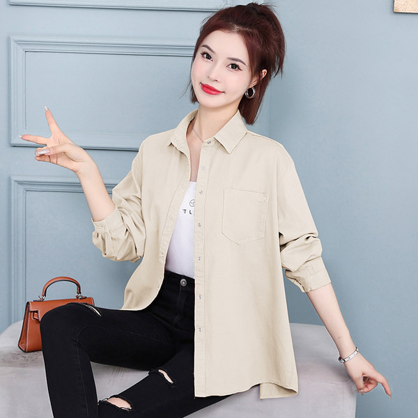 Cămașă lejeră de damă, cu buzunar