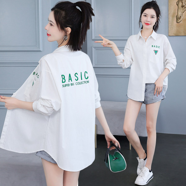 Moteriški vidutinio ilgio marškinėliai marginti