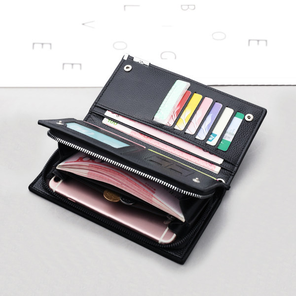 Portofel casual pentru bărbați cu mâner