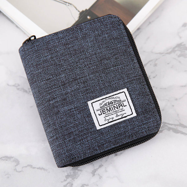 Tekstilinė vyriška piniginė su užrašu