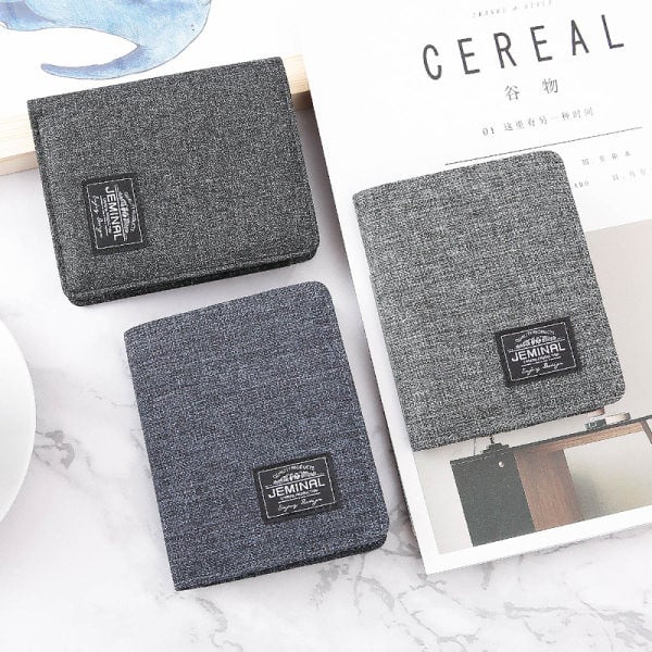 Casual tekstiilist rahakott kirjaga meestele