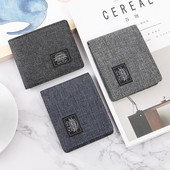 Meeste lõuendist rahakott logoga